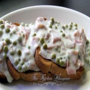 Creamed Chipped Ham (Beef) on Toast - SOS_image