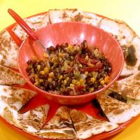 Wild Mushroom Quesadillas with Warm Black Bean Salsa_image