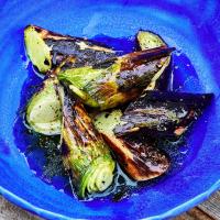 Charred Leeks With Honey and Vinegar_image