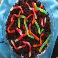 Dirt Trifle With Gummy Worms image