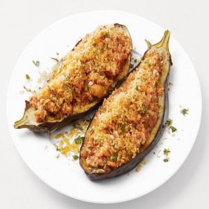 Turkey-and-Quinoa Stuffed Eggplant_image