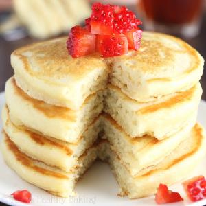 The Ultimate Healthy Buttermilk Pancakes_image