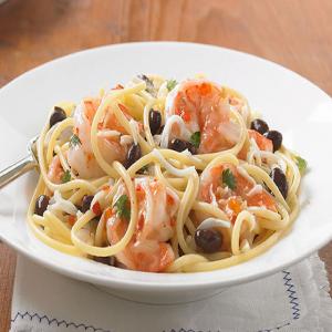 Shrimp and Black Bean Pasta image
