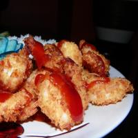 Coconut Shrimp With Guava Sweet and Sour Sauce_image