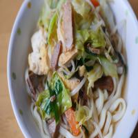 Okinawa Soba With Stir Fried Vegetables_image