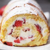 Strawberry Cheesecake French Toast Roll Recipe by Tasty image