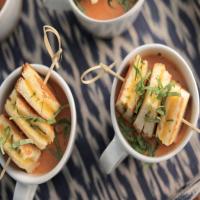 Tomato Soup with Grilled Cheese Croutons image