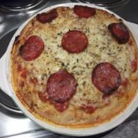 Homemade Pepperoni Pizza image