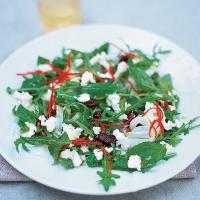 Herb salad with goat's cheese_image