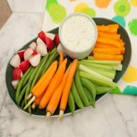 Garlic and Herb Dip with Hard-Boiled Eggs image