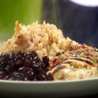 Salsa Marinated Chicken with Mexican Rice_image
