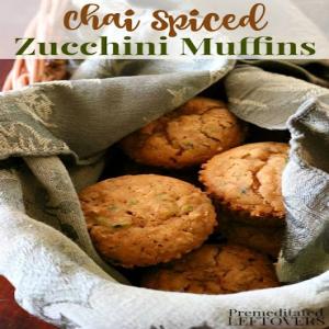 Chai Spiced Zucchini Muffins_image