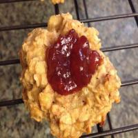 PB+J Healthy Oatmeal Cookies image