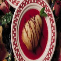 Grilled Pears with Raspberry Sauce image