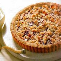 Raspberry Jam Tart with Almond Crumble_image