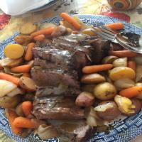 Slow Cooker Eye of Round Roast With Vegetables image