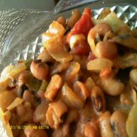 Hot and Spicy Black-Eyed Peas image