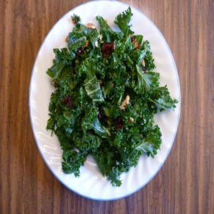 Kale Salad With Dried Fruits and Nuts image