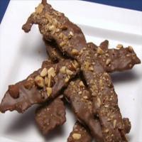 Chocolate Covered Bacon with Almonds_image