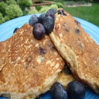 Blueberry Spelt Pancakes image