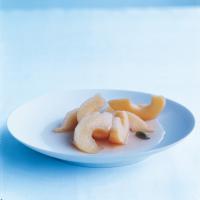 Quince Poached in Cardamom Syrup image