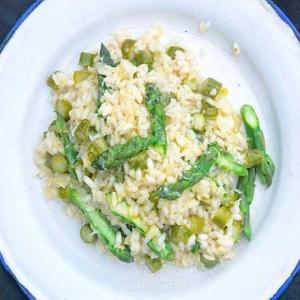 Asparagus risotto image