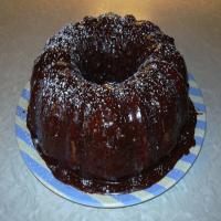 Chocolate Pumpkin Cake With Cinnamon Chocolate Glaze_image