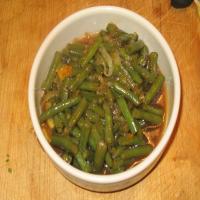 Orange-Soy Glazed Green Beans image
