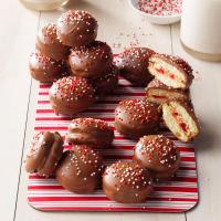 Chocolate-Cherry Sandwich Cookies image