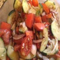 Easy Cucumber, Tomato and Onion Salad_image