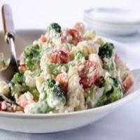 Pasta with Cottage Cheese Salad_image