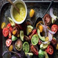 Heirloom Tomato Salad with Feta Dressing image