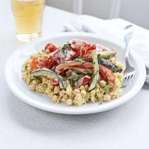 Roasted vegetable couscous with mascarpone_image