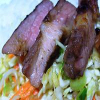 Char Siu Pork Cutlets With Chinese Coleslaw_image