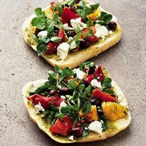 No-cook goat's cheese pizza_image