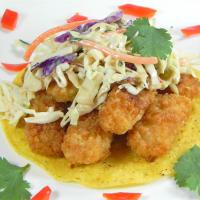 Fish Tacos with Honey-Cumin Cilantro Slaw and Chipotle Mayo image