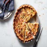 Corn, Bacon and Cheddar Pie With Pickled Jalapeños_image