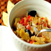 Chicken Basque with Olives & Artichokes Recipe - (4.1/5) image