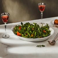 Watercress and Persimmon Salad with Champagne Vinaigrette_image