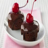 Chocolate-Cherry Glazed Cookie Bites image
