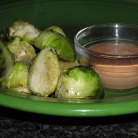 Roasted Brussels Sprouts With Sriracha Aioli image