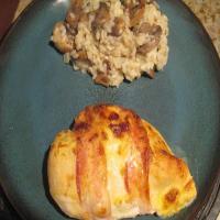 Bacon-Wrapped Chicken with Sour Cream Sauce image