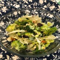 Cabbage and Broccoli Slaw with Vinegar Dressing image