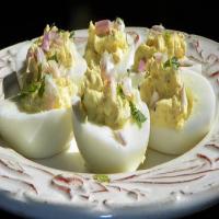 Deviled Eggs with Stoneground Dijon Moutarde_image