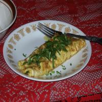 Shrimp and Spinach Omelet_image