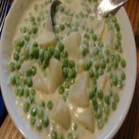 Creamed peas and potatos_image
