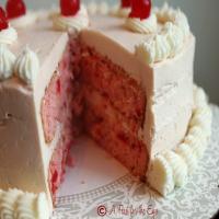 Cherry Vanilla Cake with Swiss Buttercream Frosting Recipe - (4.4/5)_image