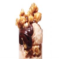 Caramel-Popcorn Hot-Fudge Sundaes image
