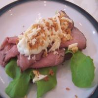 Smushi 4: Roast Beef With Remoulade, Horseradish and Fried Onion image