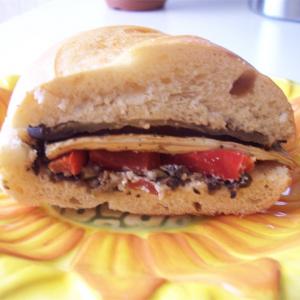 Eggplant and Pepper Parmesan Sandwiches_image